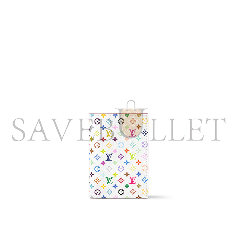 l**is V*t*n murakami lv x tm passport cover m14178 (14*10*2.5cm)